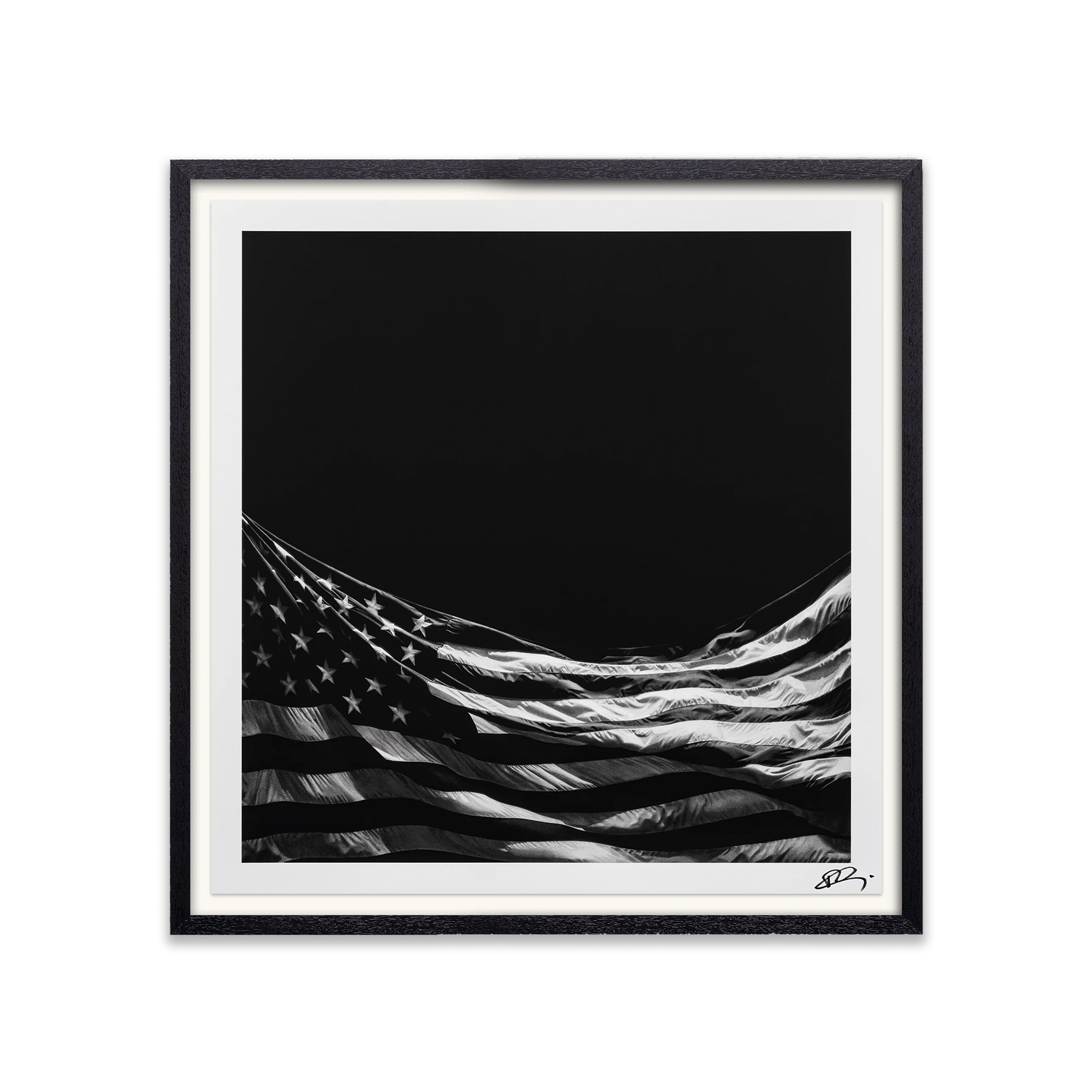 Robert Longo, Untitled (Falling Flag) (2025)
