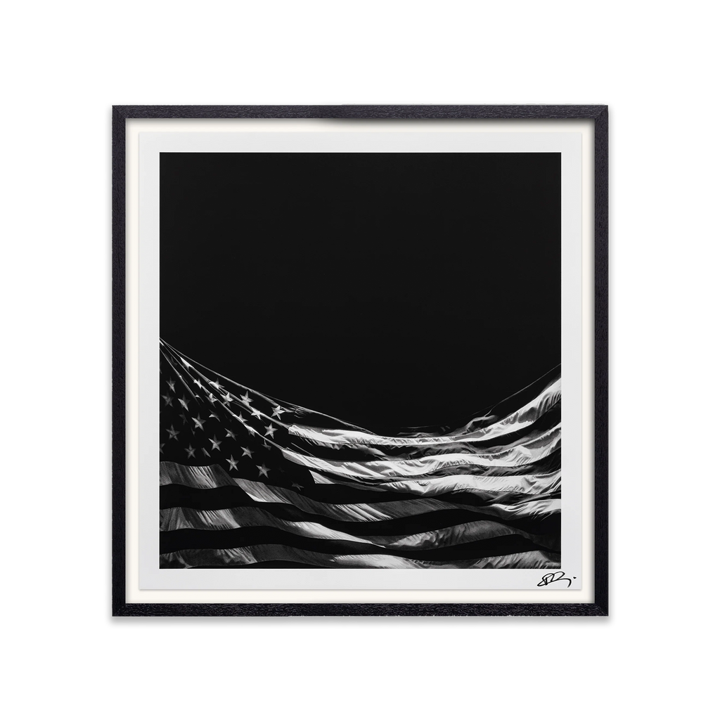 Robert Longo, Untitled (Falling Flag) (2025)