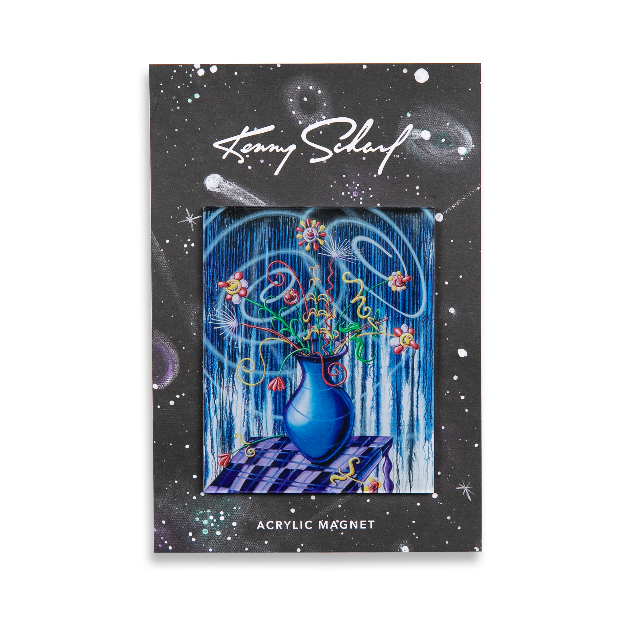 Flores Flores Flores Magnet