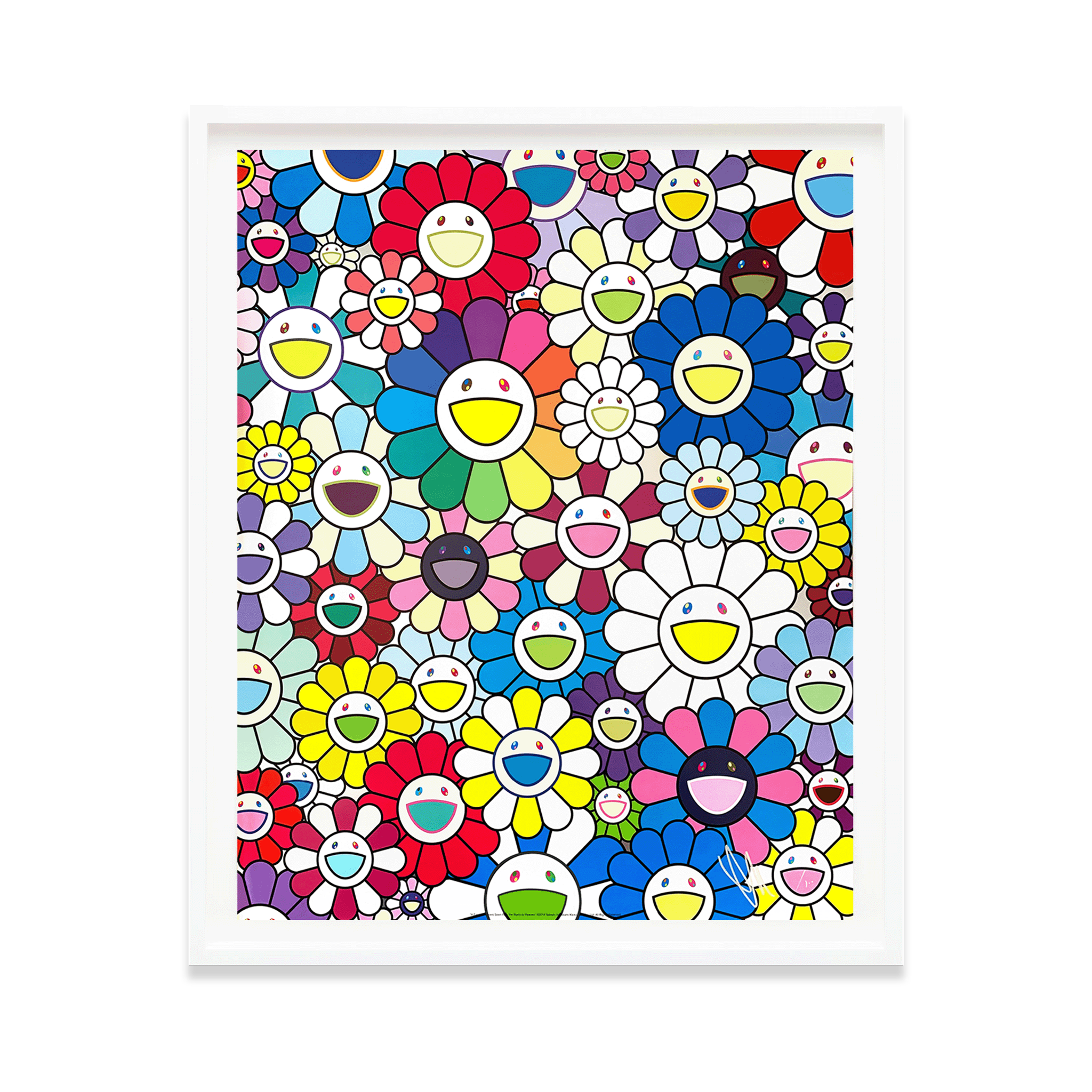 Takashi Murakami A Field of Flowers Seen from the Stairs to Heaven