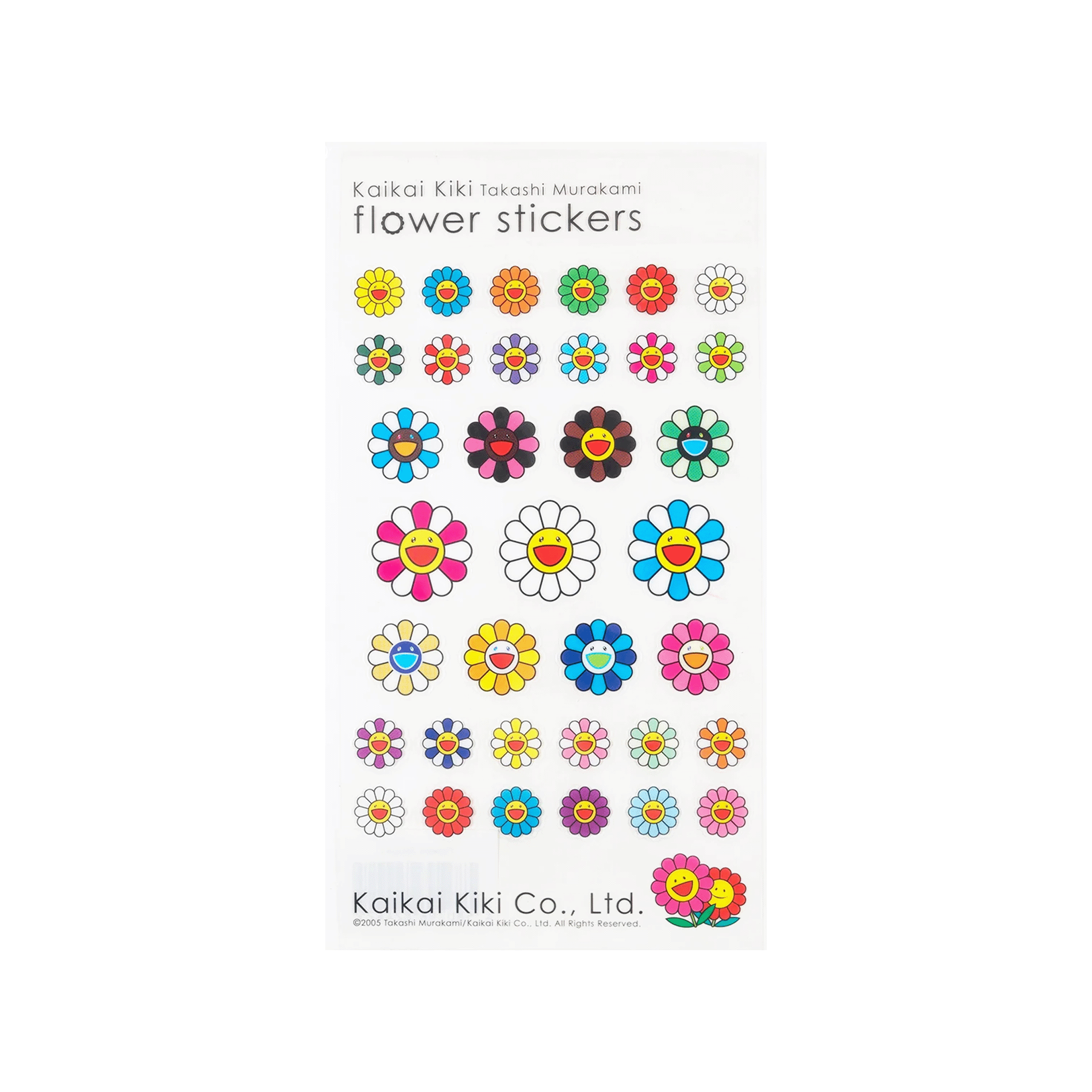 Clear Flower Sticker