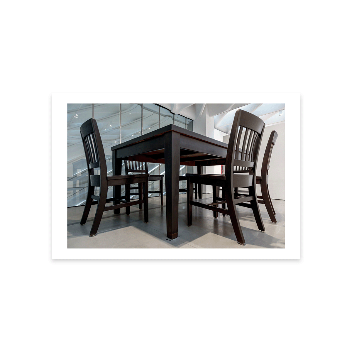 Under the Table Postcard