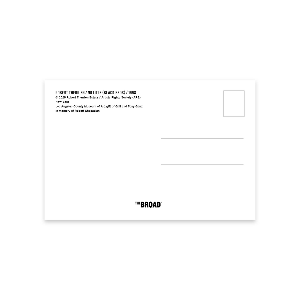 No title (black beds) Postcard