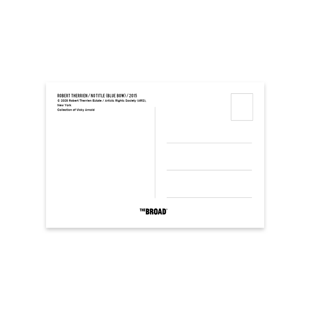 No title (blue bow) Postcard