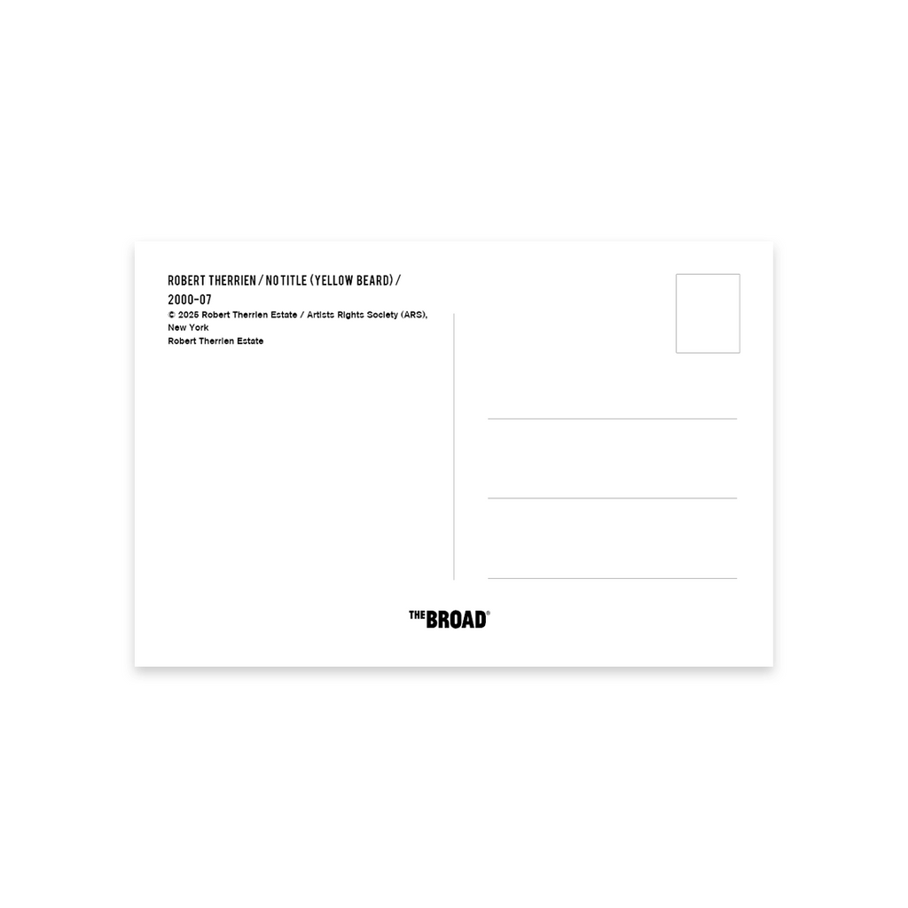 No title (yellow beard) Postcard