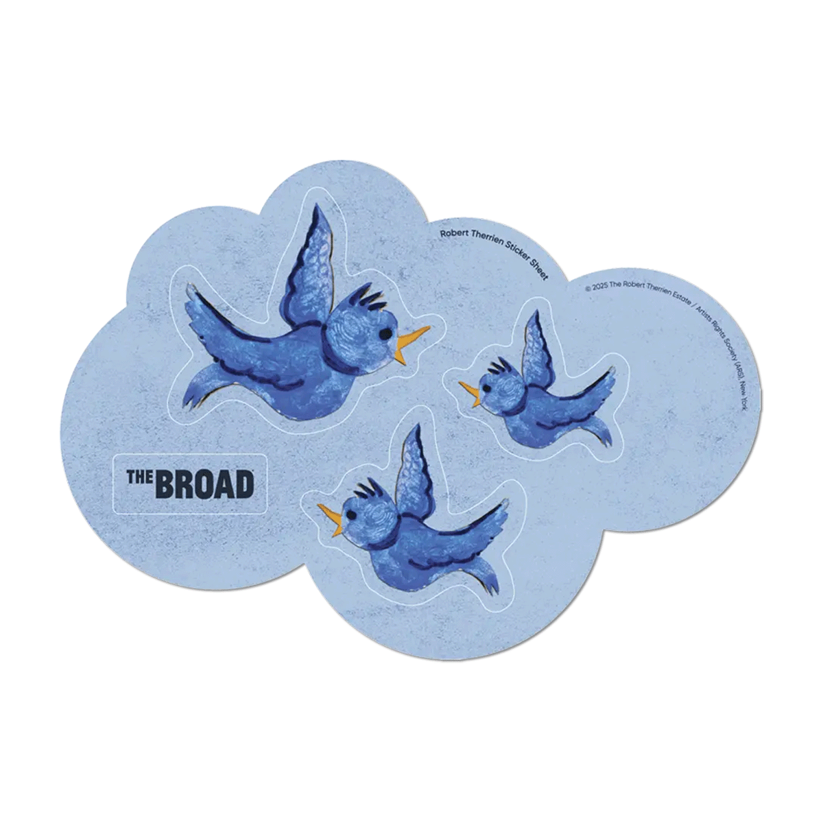 No title (blue bird) Sticker Sheet