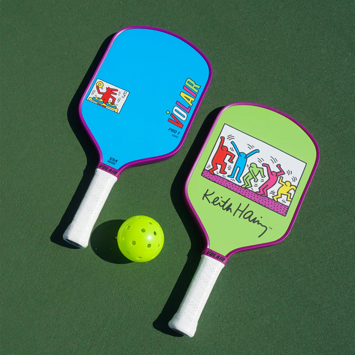 Pro 1 Pickleball Paddles 16MM: Keith Haring #4
