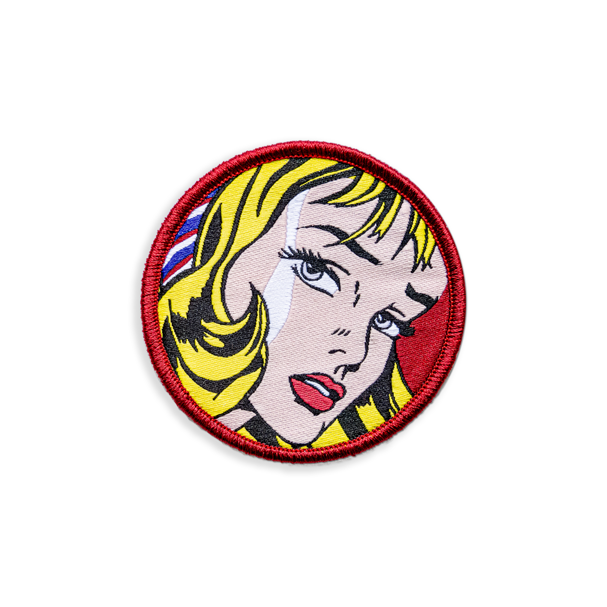 Girl With The Hair Ribbon (Woven) Iron-On Patch