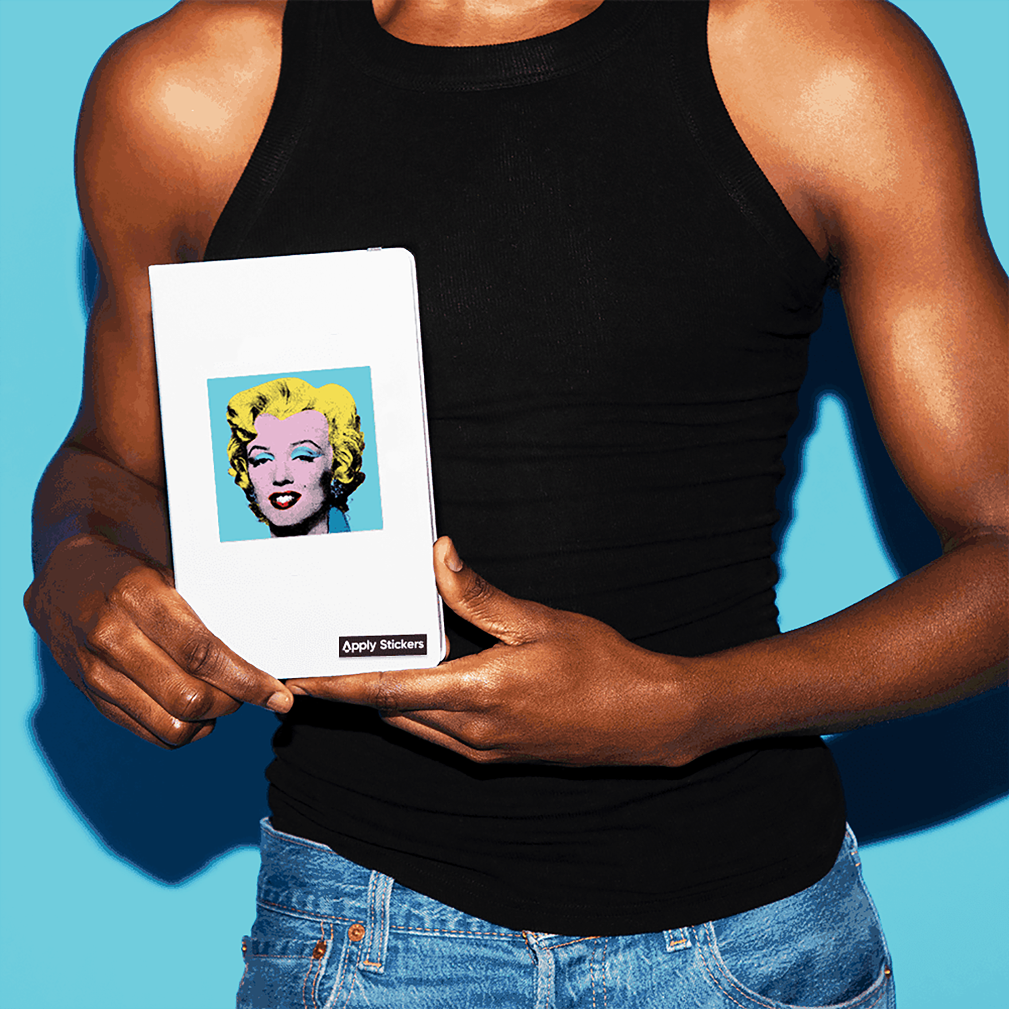 Shot Sage Blue Marilyn Sticker