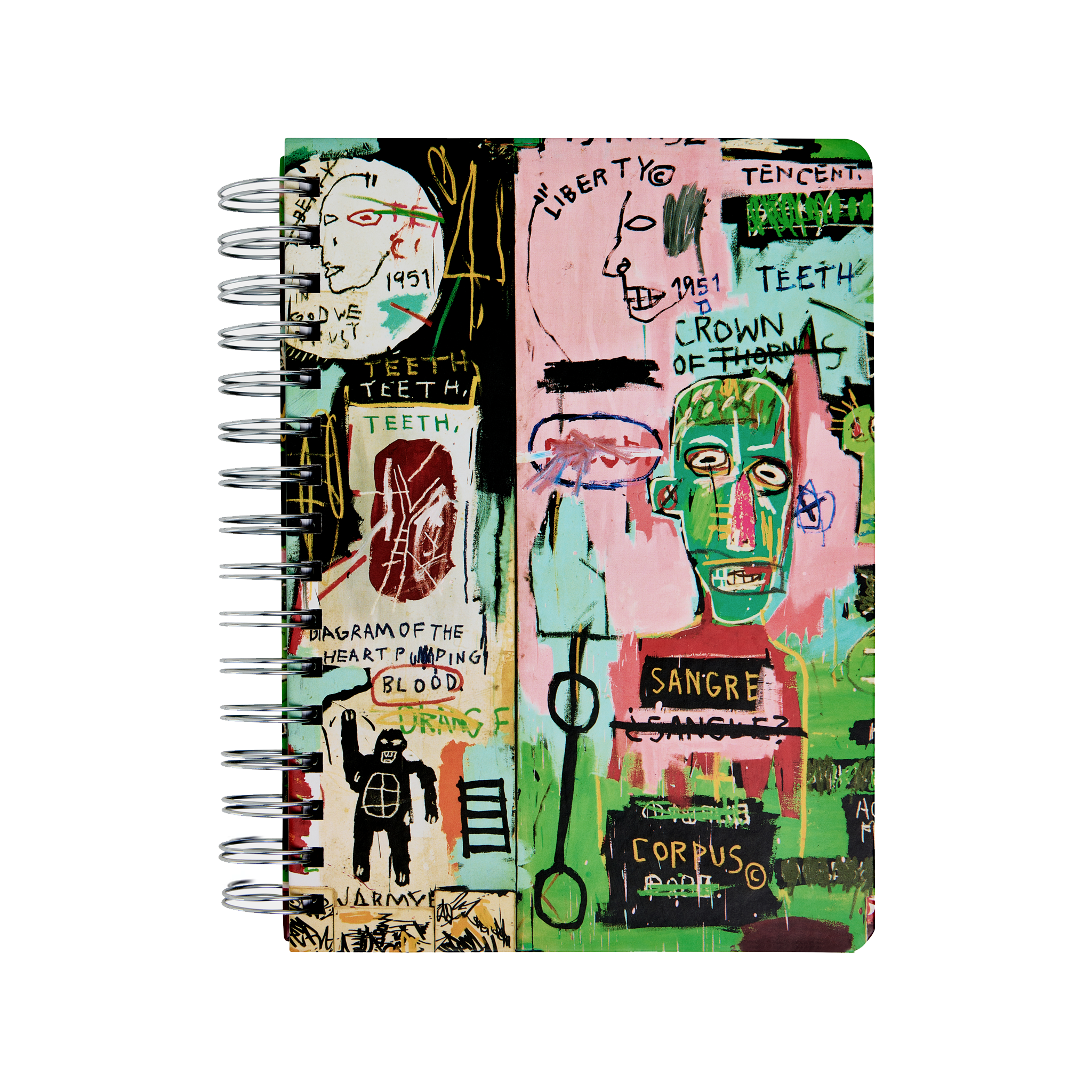 In Italian Spiral Notebook