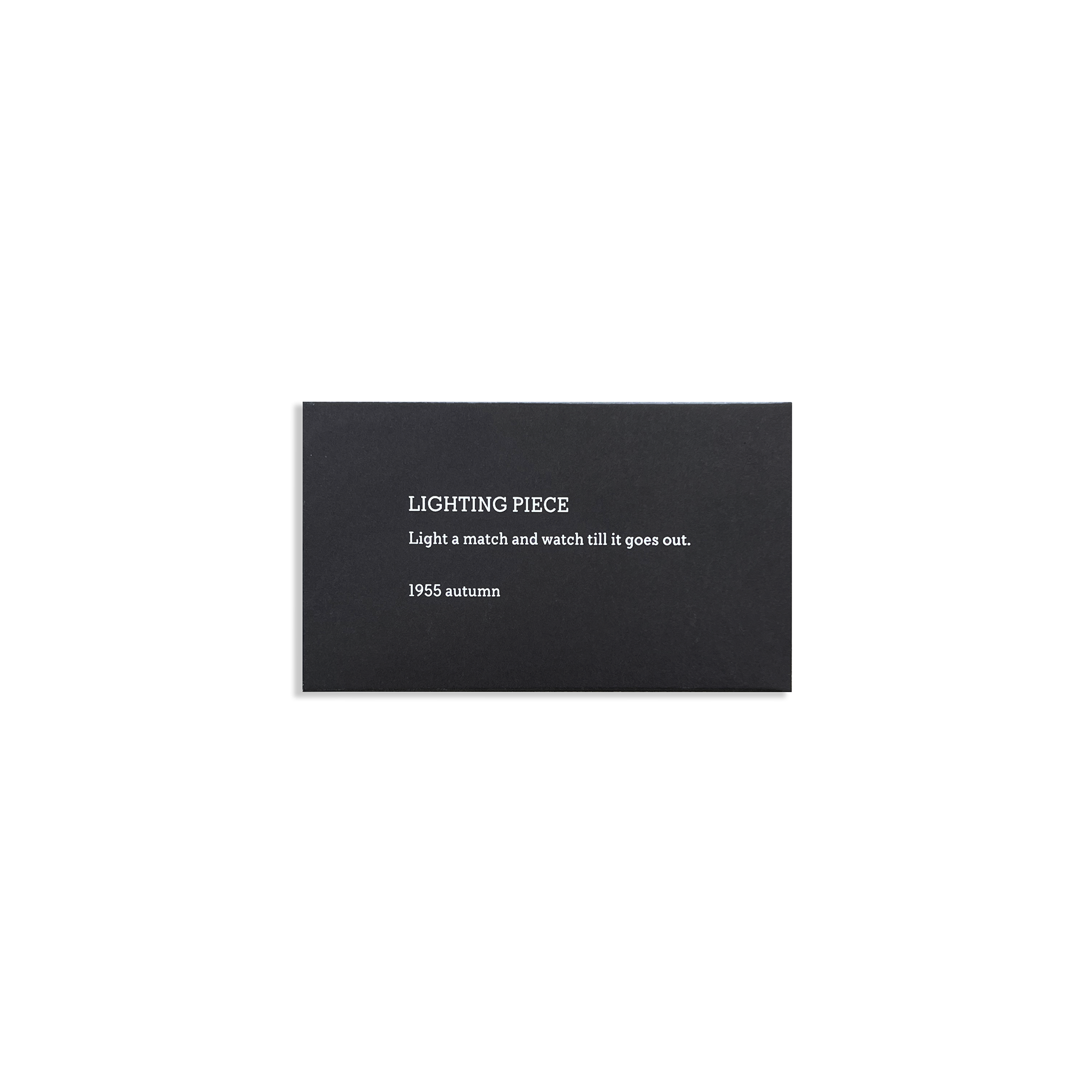 Lighting Piece Match Box