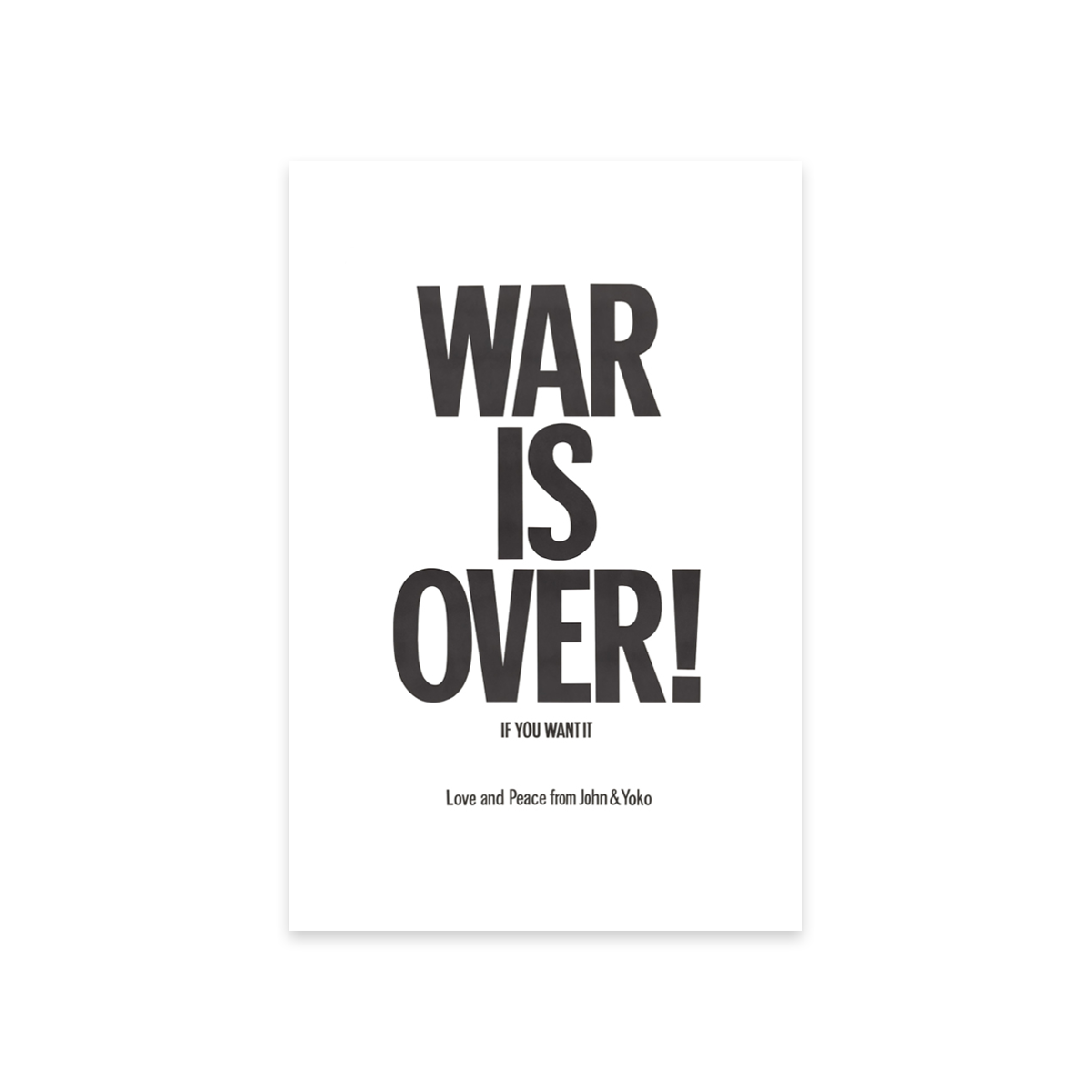 WAR IS OVER! (If You Want It) Postcard