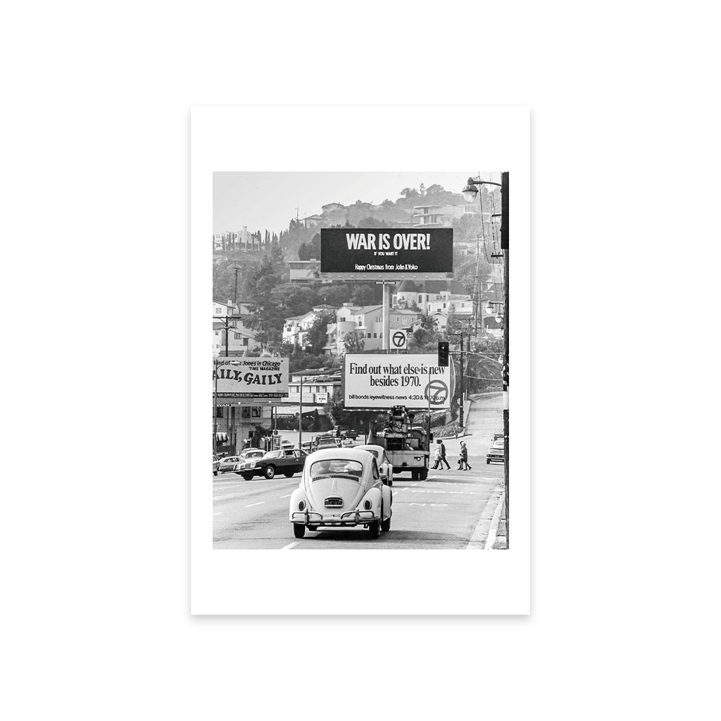 WAR IS OVER! (If You Want It) Sunset Billboard Postcard