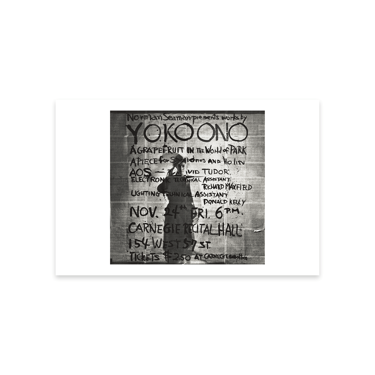 Works by Yoko Ono Postcard
