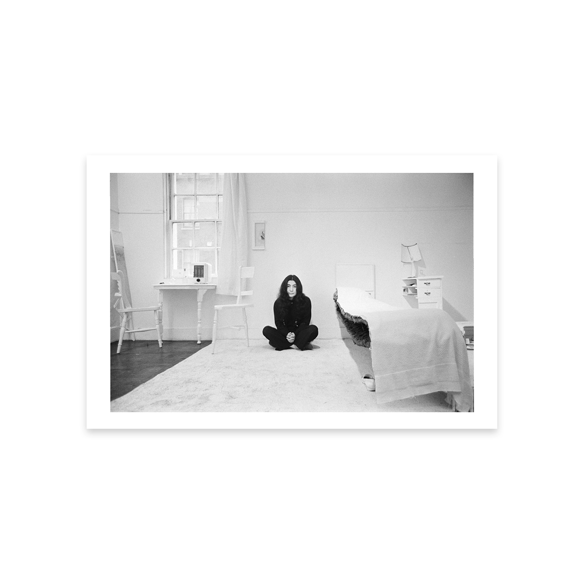 Yoko Ono in Half-a-Room Postcard