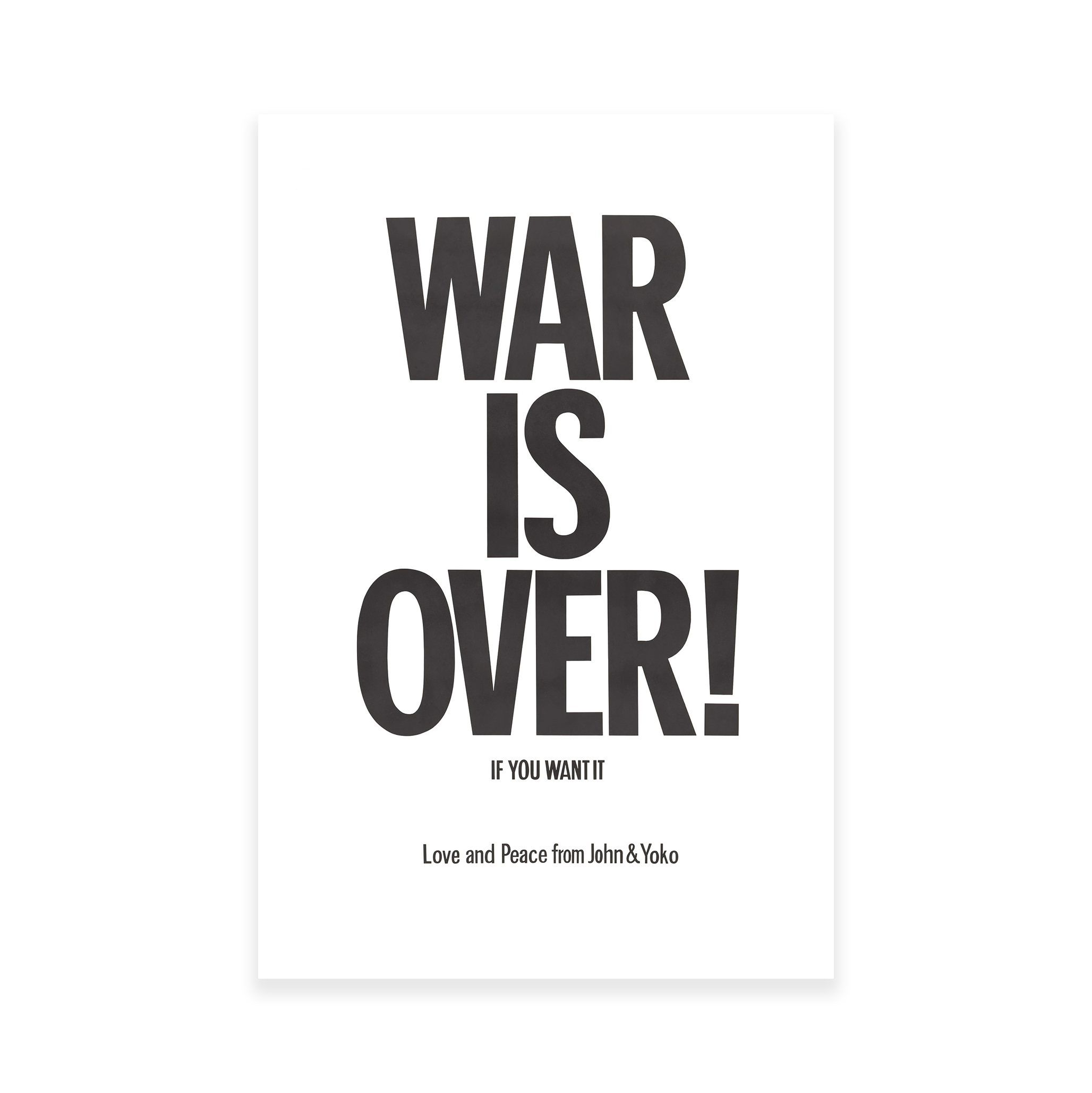 WAR IS OVER! (If You Want It) 8x12 Poster