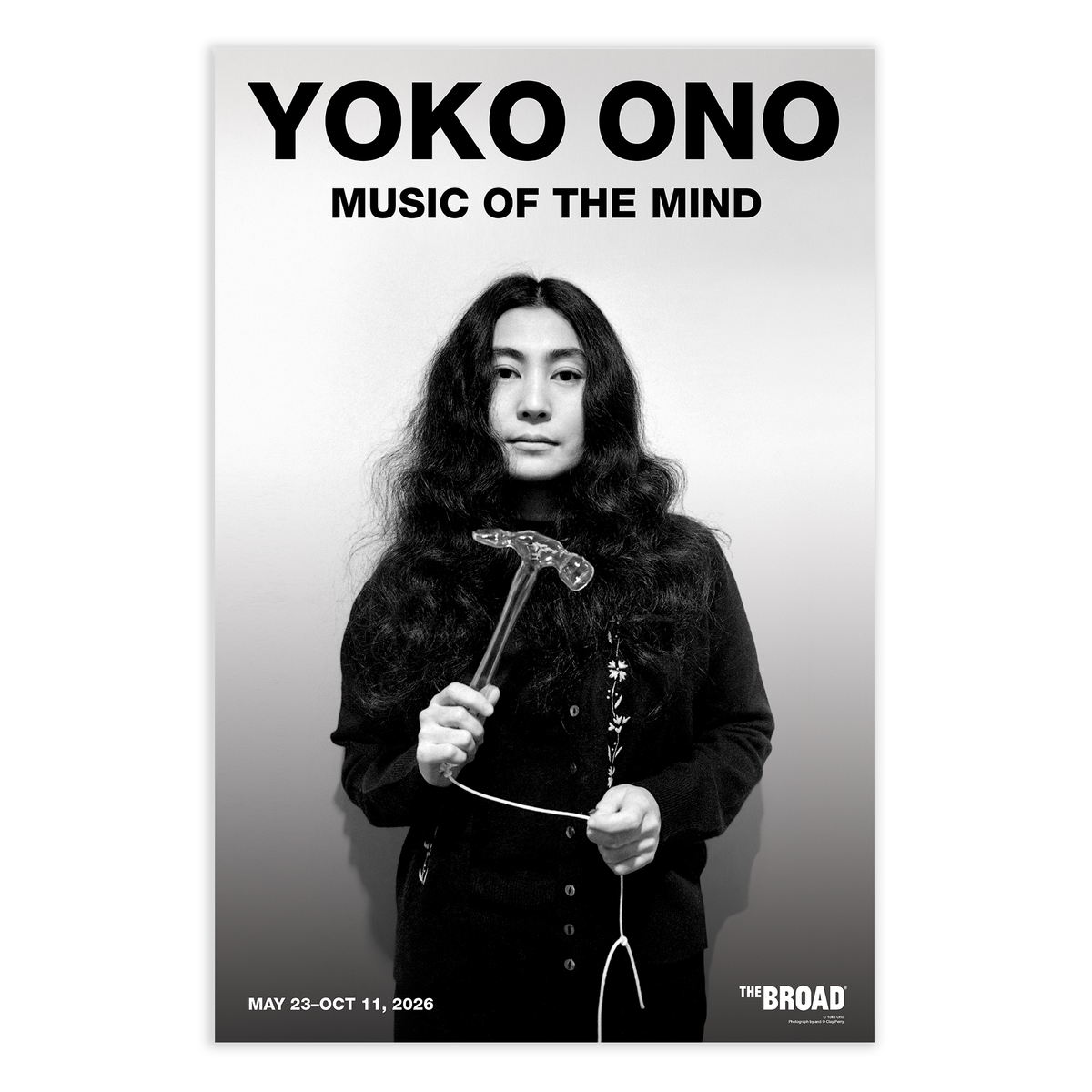 Yoko Ono: Music of the Mind Exhibition Poster – The Shop at The Broad