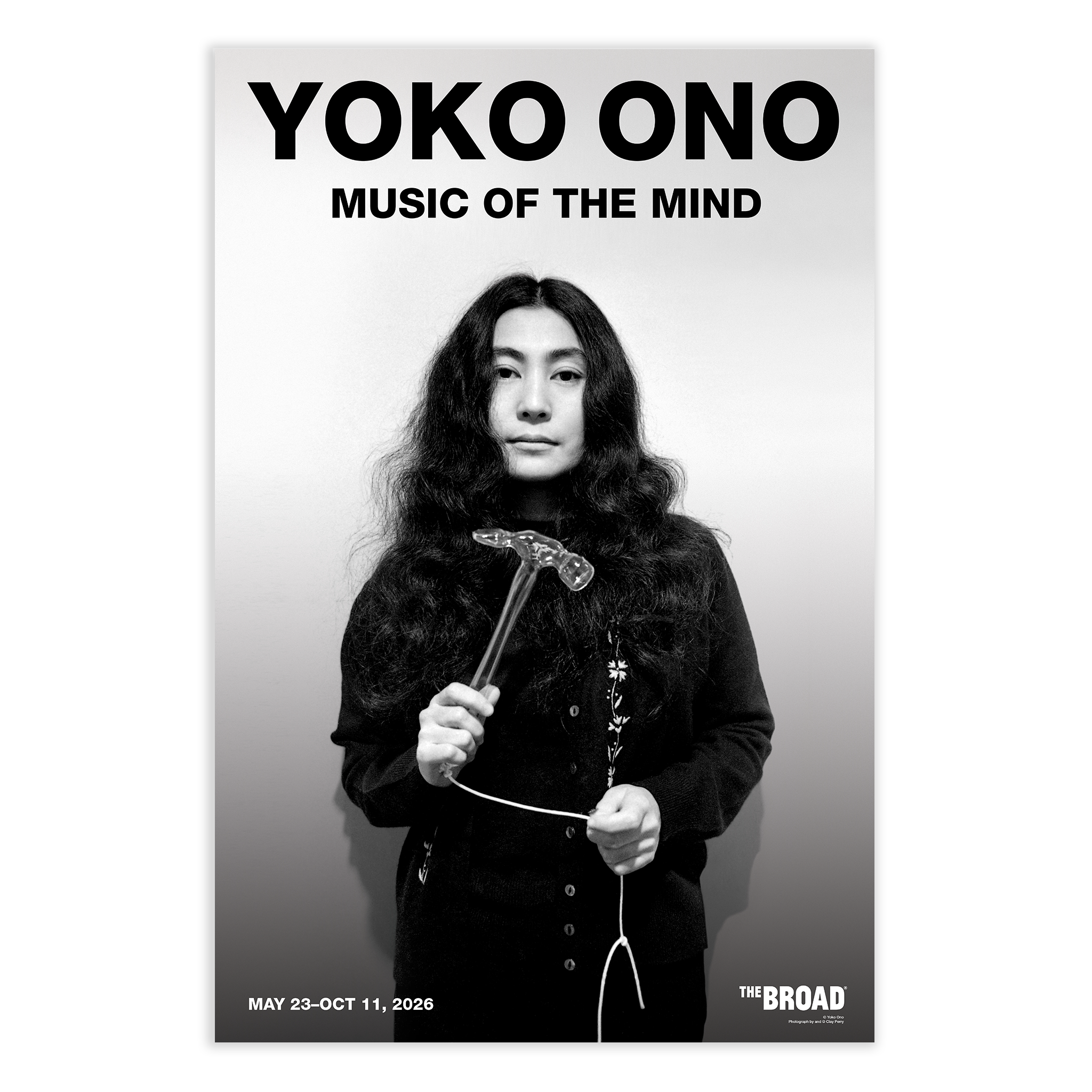 Yoko Ono: Music of the Mind Exhibition Poster