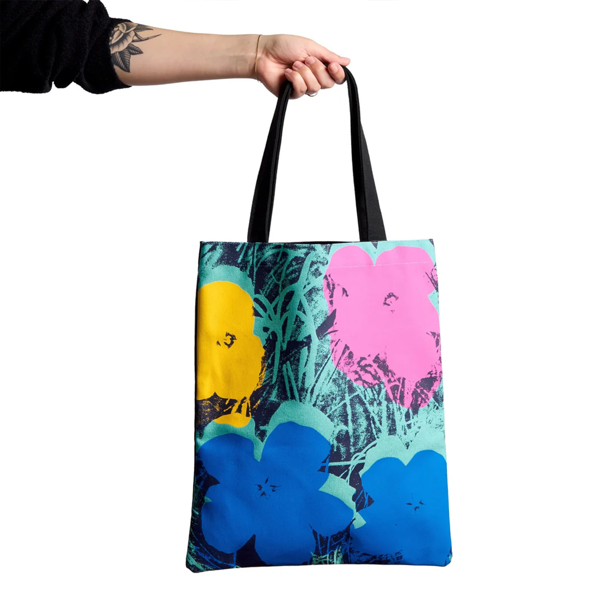 Warhol Flowers Volume 3 Canvas Tote Bag