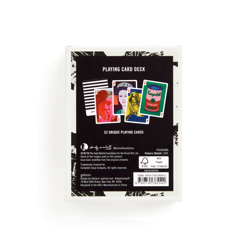 Warhol Pop Art Playing Card Deck