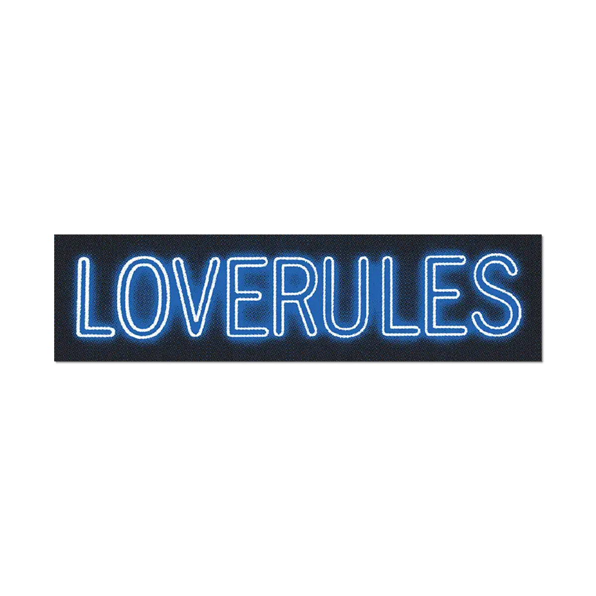 Loverules sticker