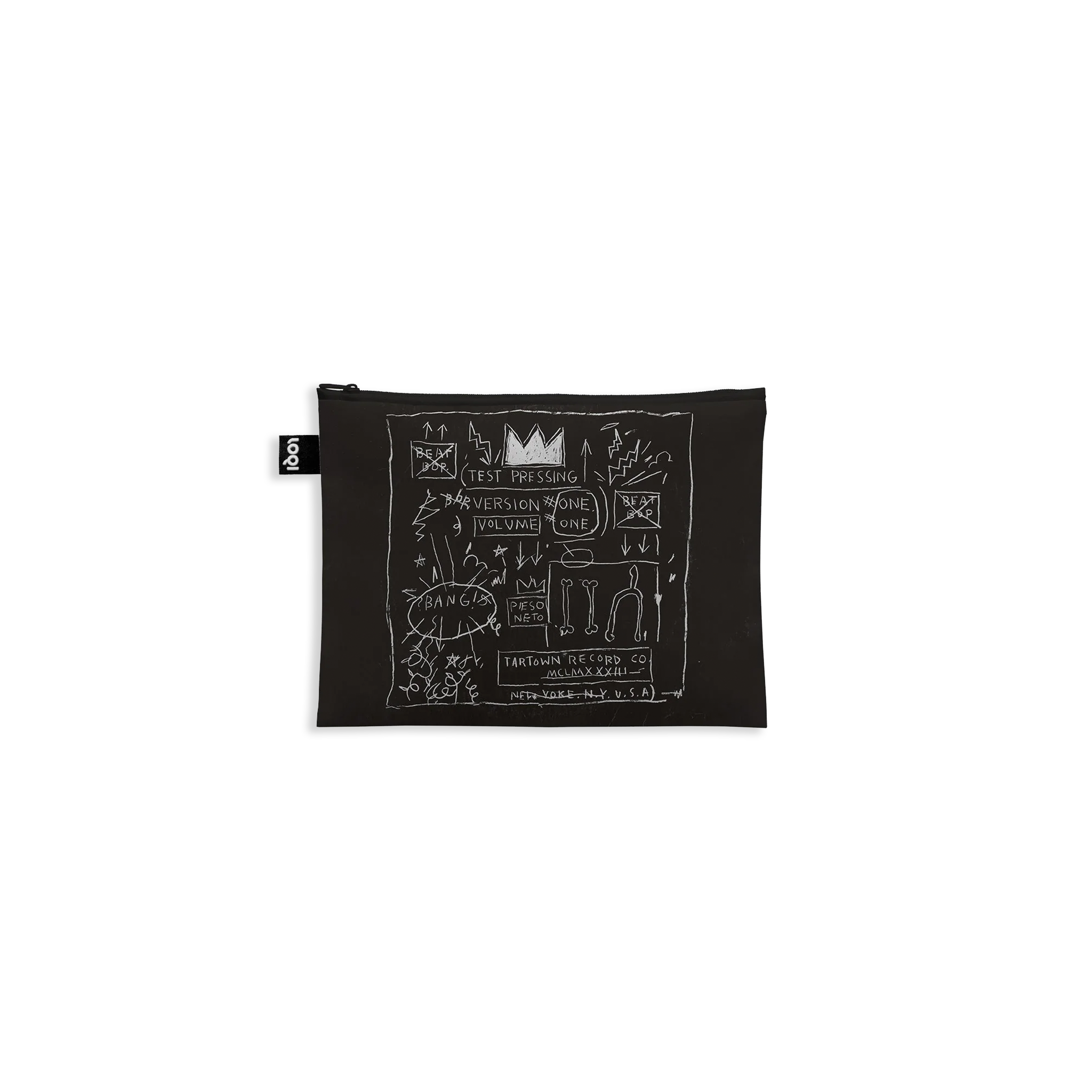Jean-Michel Basquiat Untitled Recycled Zip Pockets