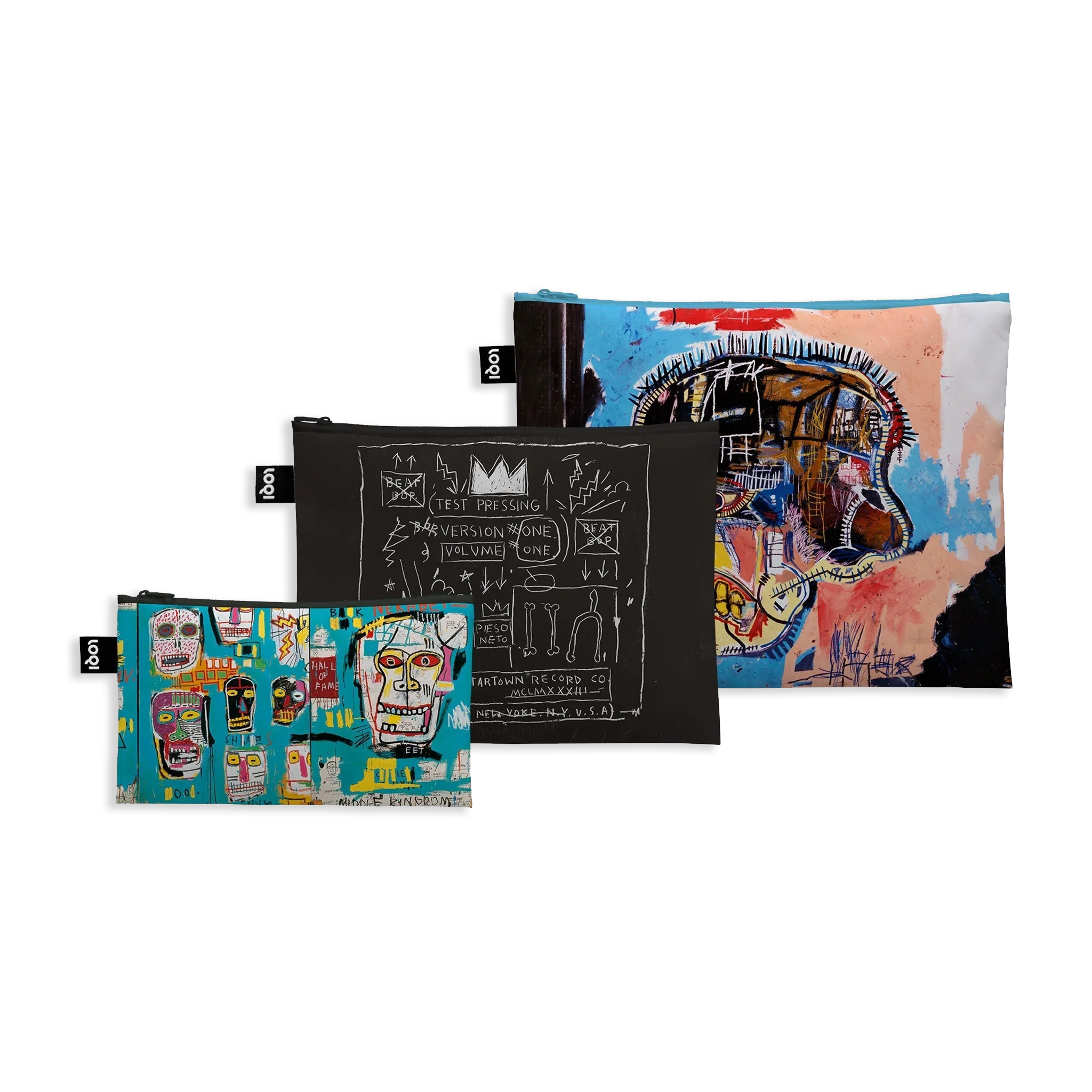 Jean-Michel Basquiat Untitled Recycled Zip Pockets