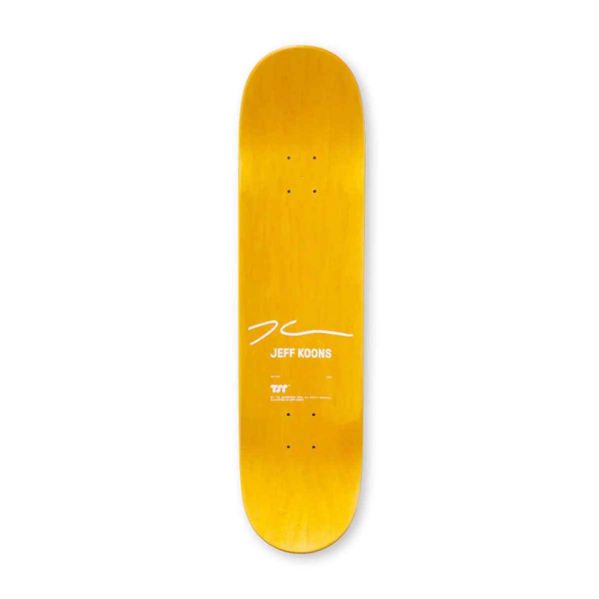Jeff Koons New Shelton Wet/Dry 10 Gallon Doubledecker, 1981 Skateboard Deck