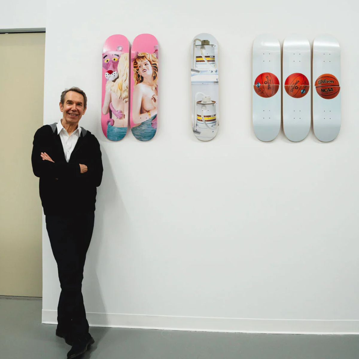 Jeff Koons New Shelton Wet/Dry 10 Gallon Doubledecker, 1981 Skateboard Deck