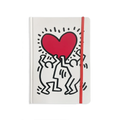 Keith Haring Pop Shop Heart Hardcover Journal