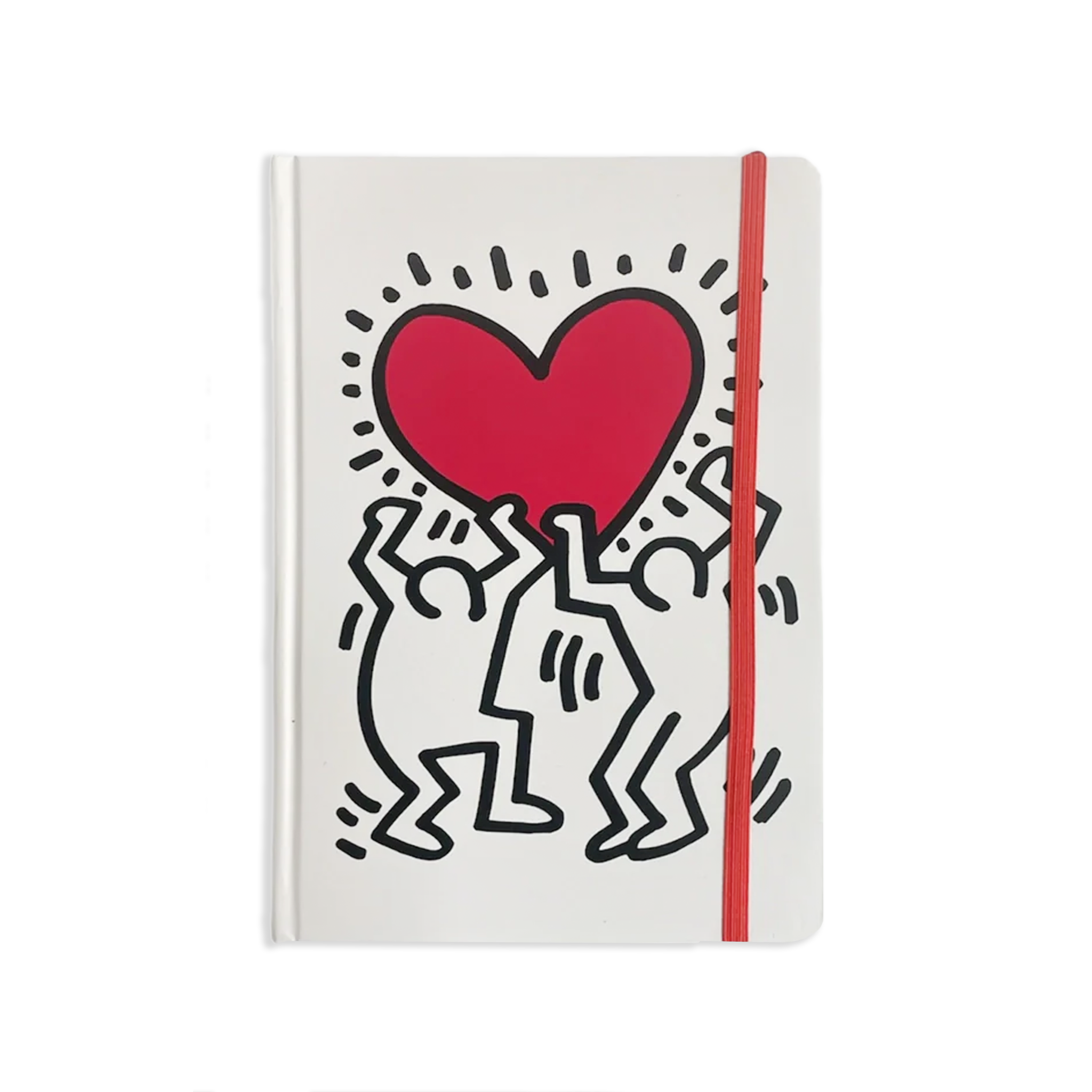 Keith Haring Pop Shop Heart Hardcover Journal