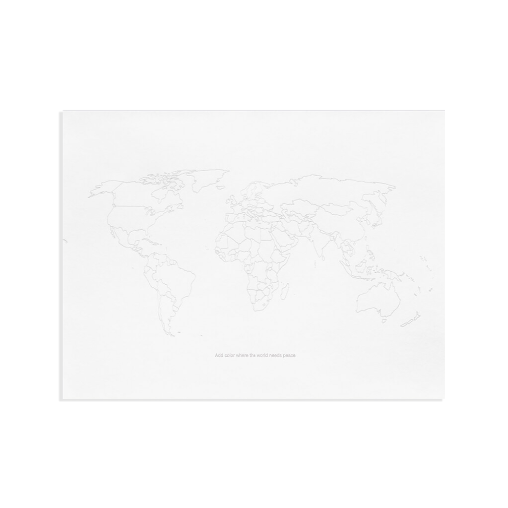 Yoko Ono, Add color where the world needs peace (1960 / 2017 / 2024)
