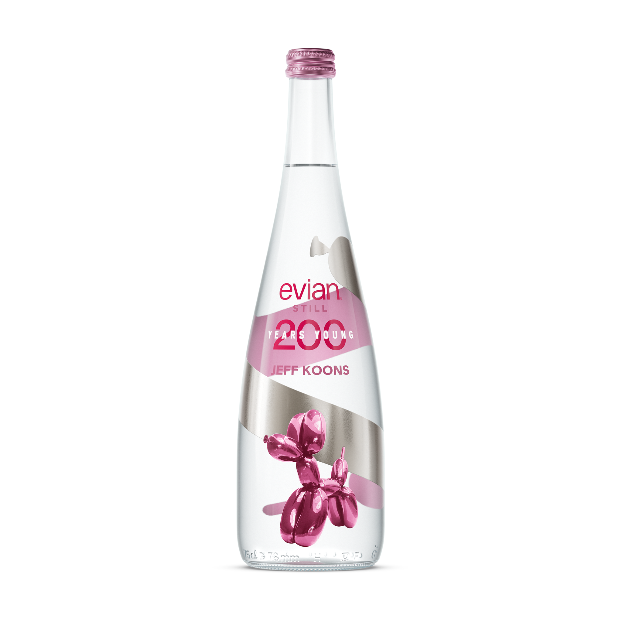 Jeff Koons x Evian Natural Spring Water