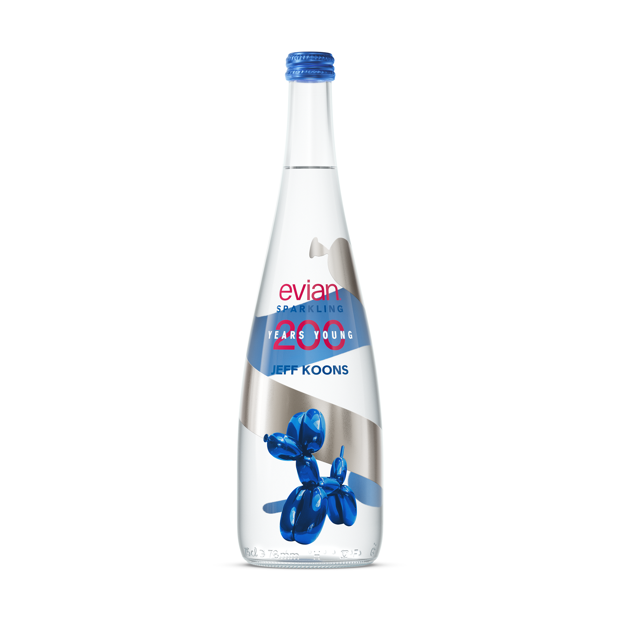 Jeff Koons x Evian Natural Sparkling Water