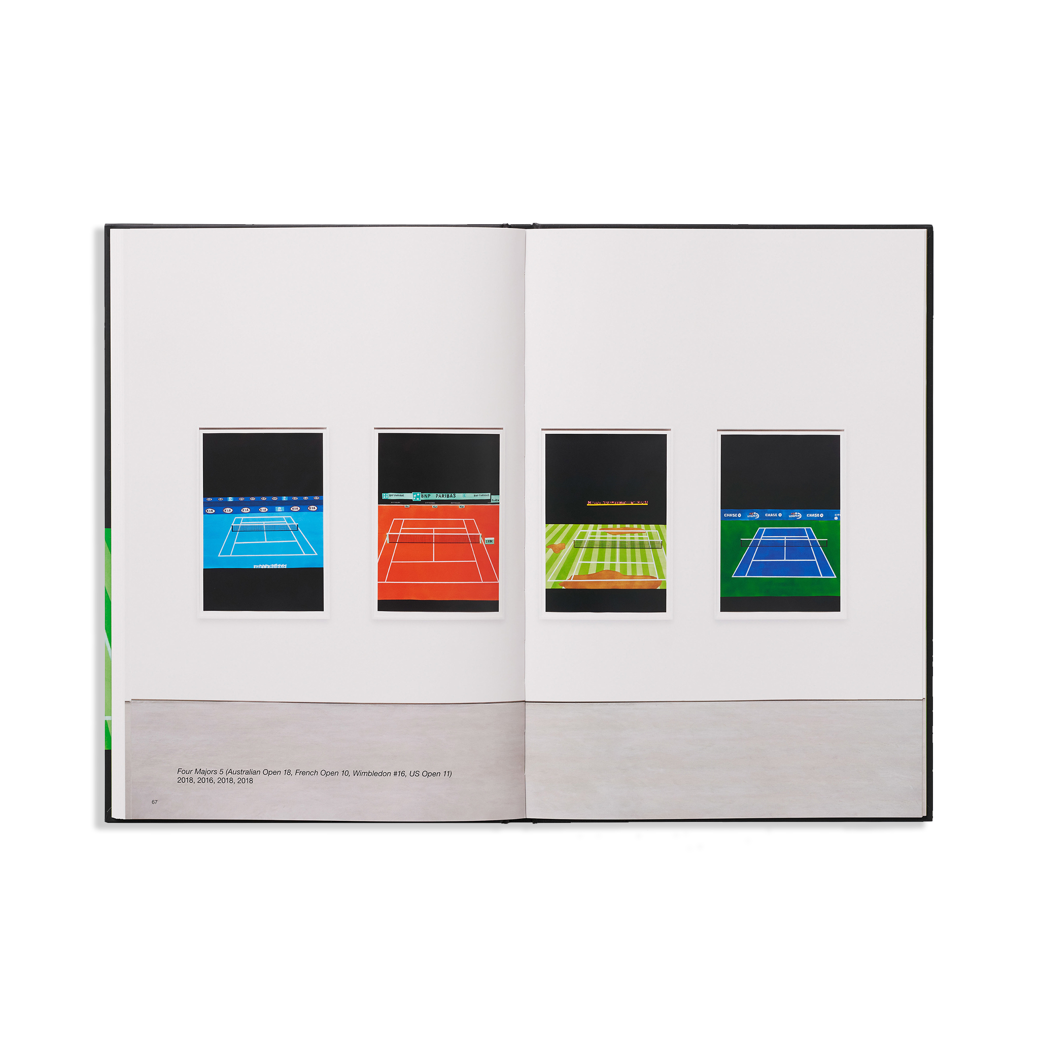 Jonas Wood : 24 Tennis Court Drawings