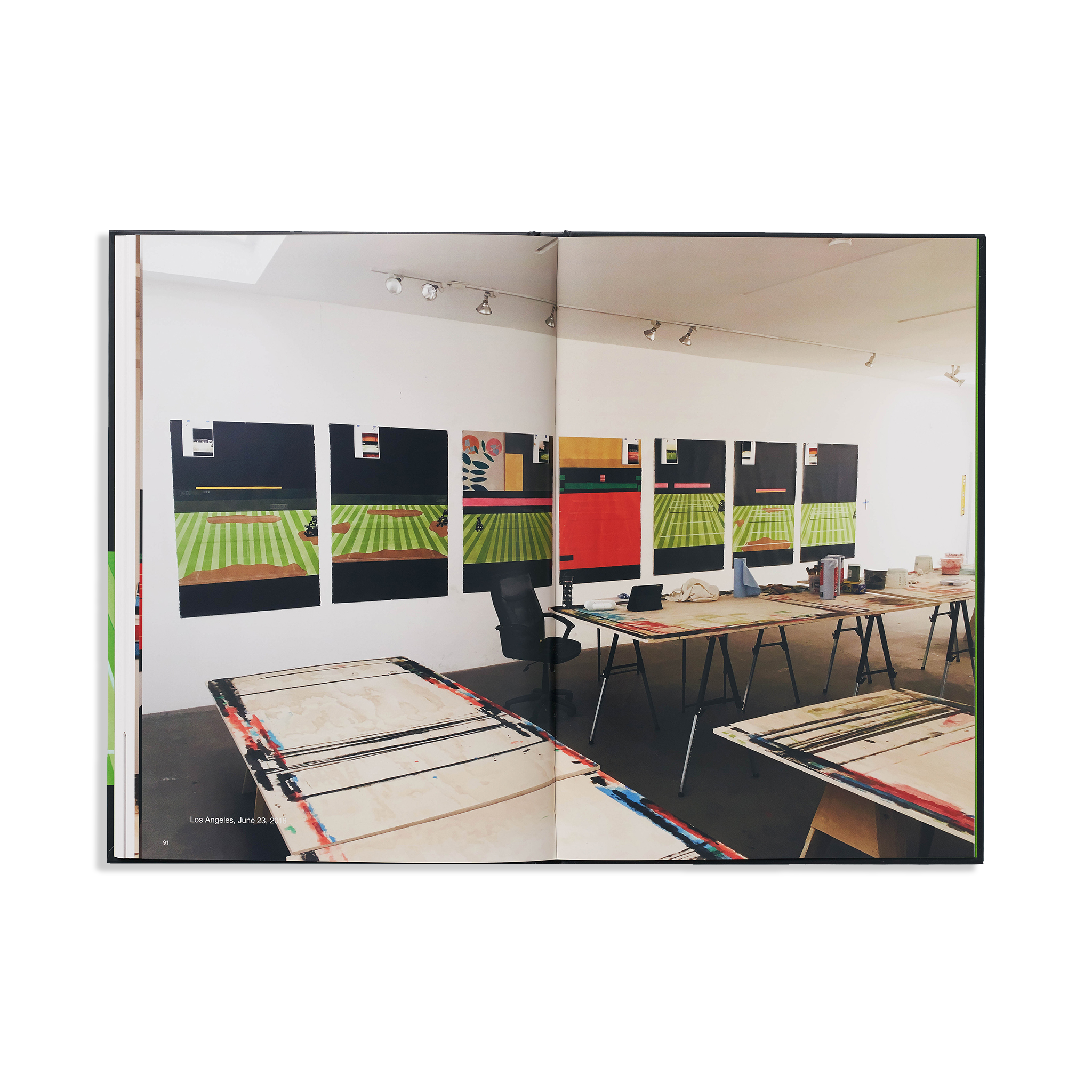 Jonas Wood : 24 Tennis Court Drawings