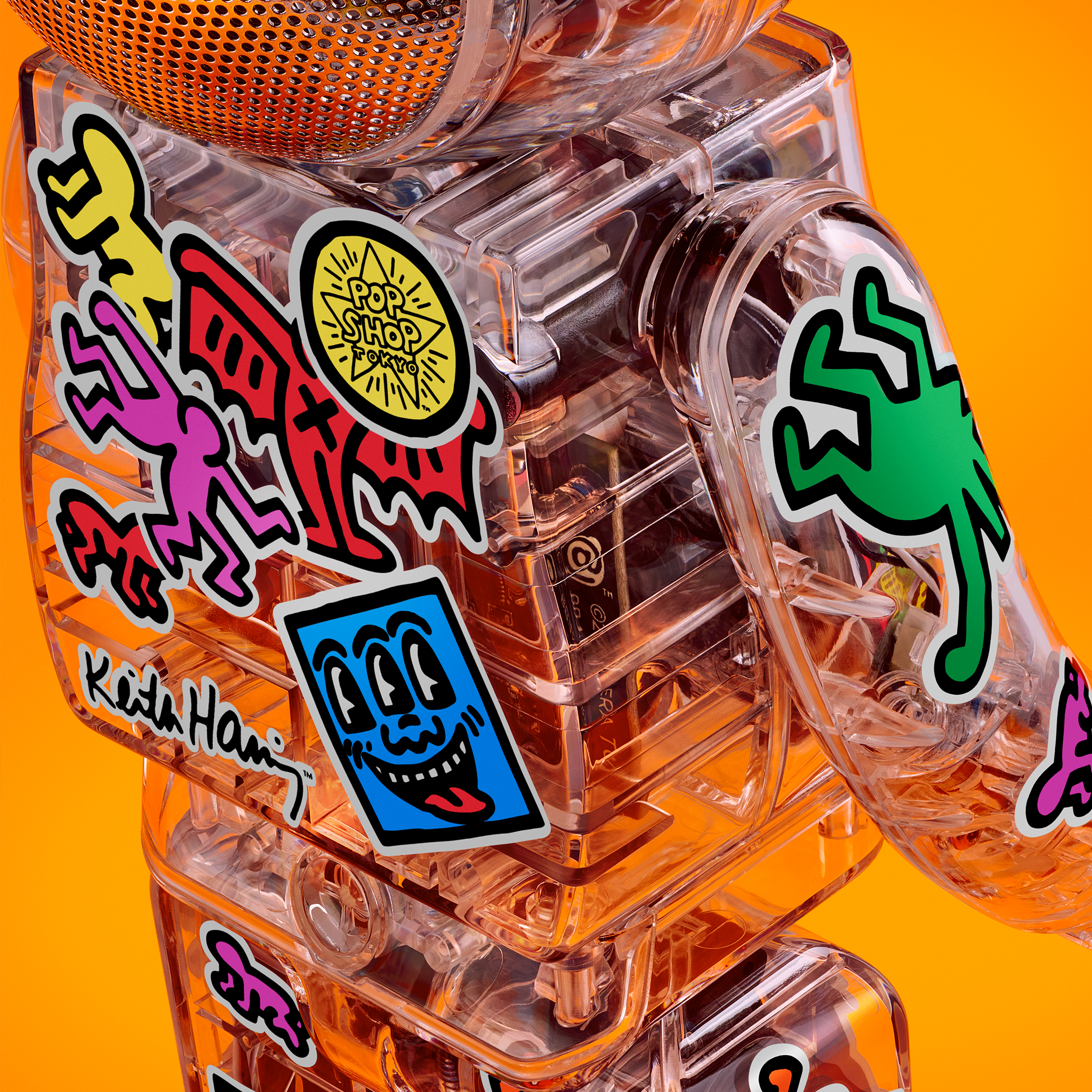 Keith Haring BE@RBRICK AUDIO 400% Portable Speaker