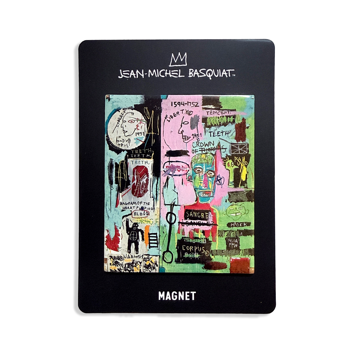 Jean-Michel Basquiat In Italian Magnet