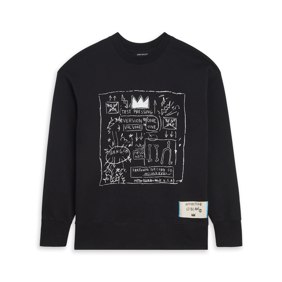 Basquiat Beat Bop Crewneck Sweatshirt