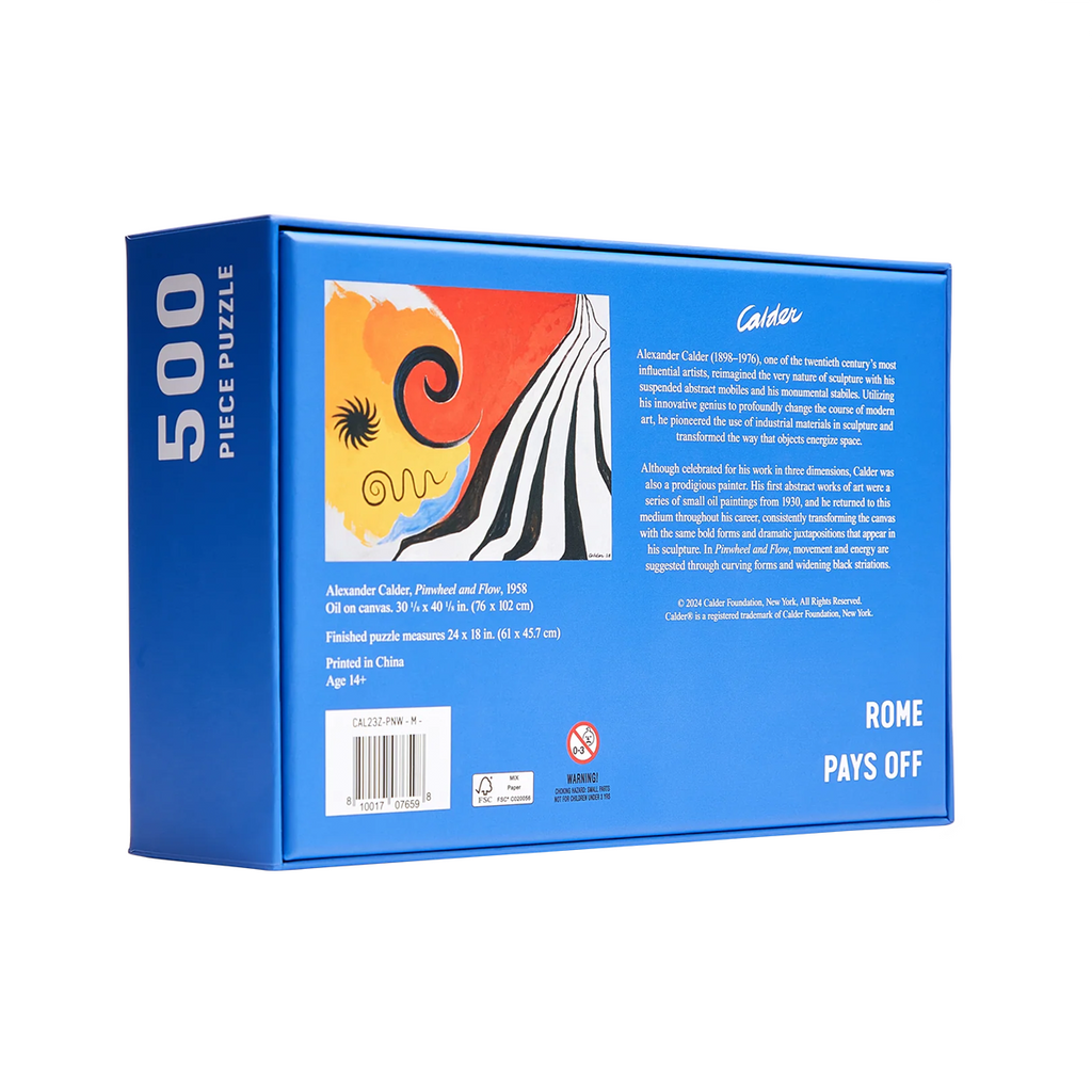 Calder Pinwheel and Flow Puzzle