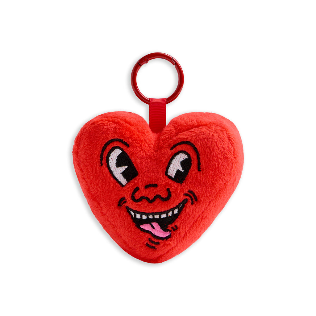Pop Shop Heart With Face Plush Bag Charm