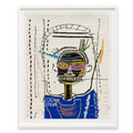 Jean-Michel Basquiat, M (1984/2026) - Framed