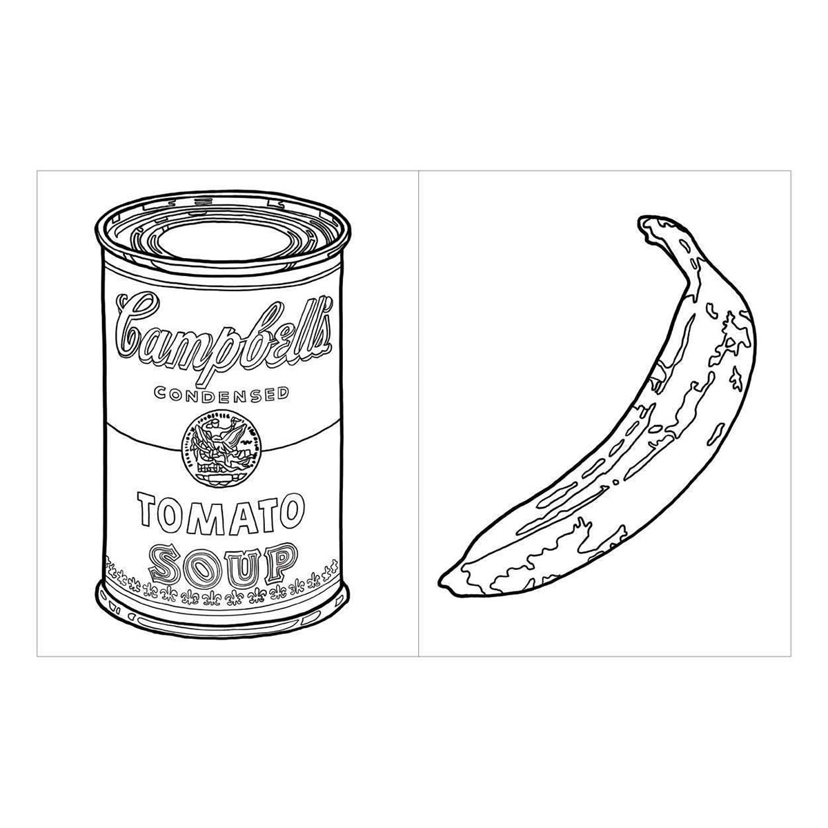 Andy Warhol Coloring Book | Art Book – The Shop at The Broad